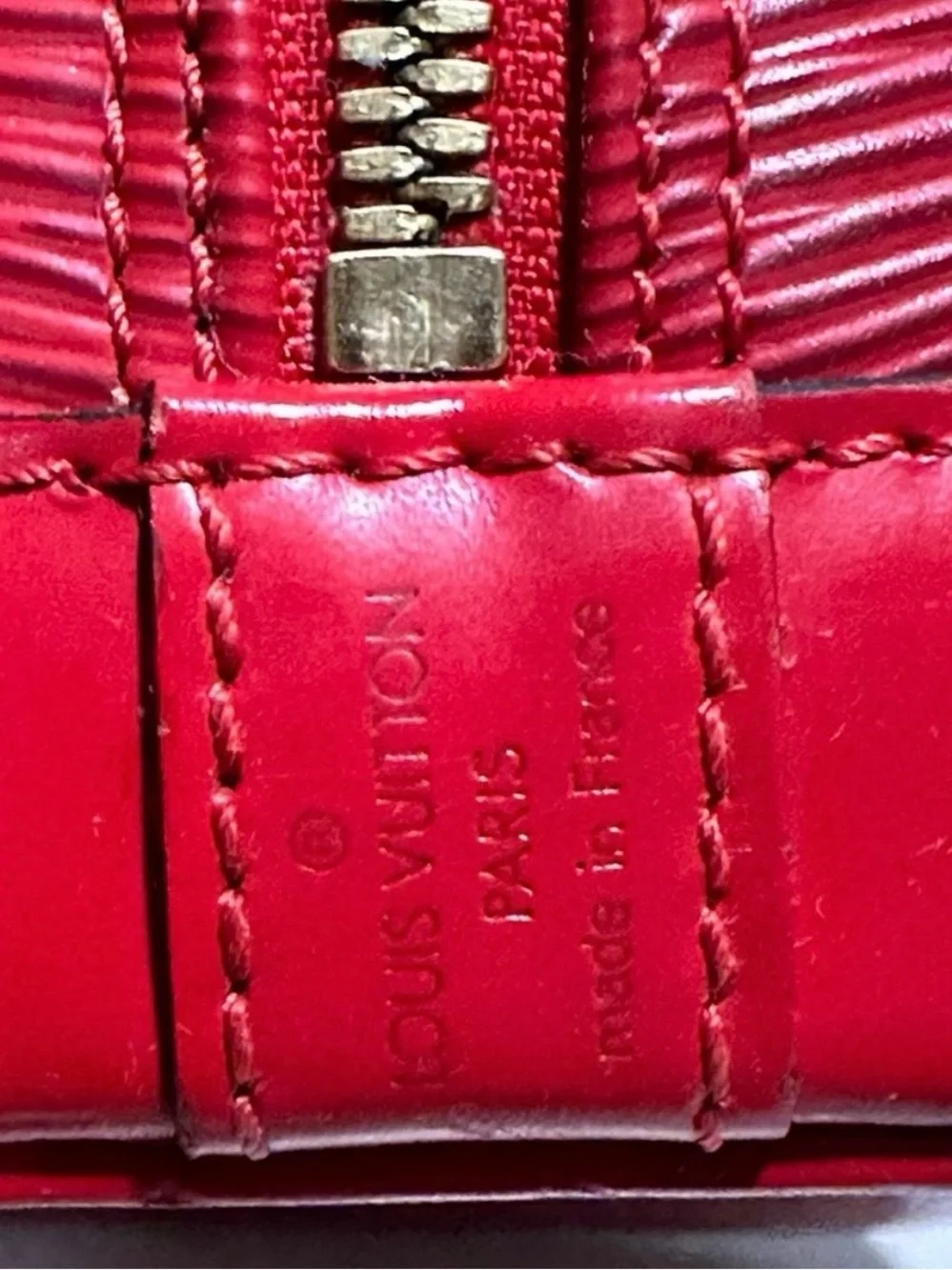 Louis Vuitton Alma Pm Epi Leather